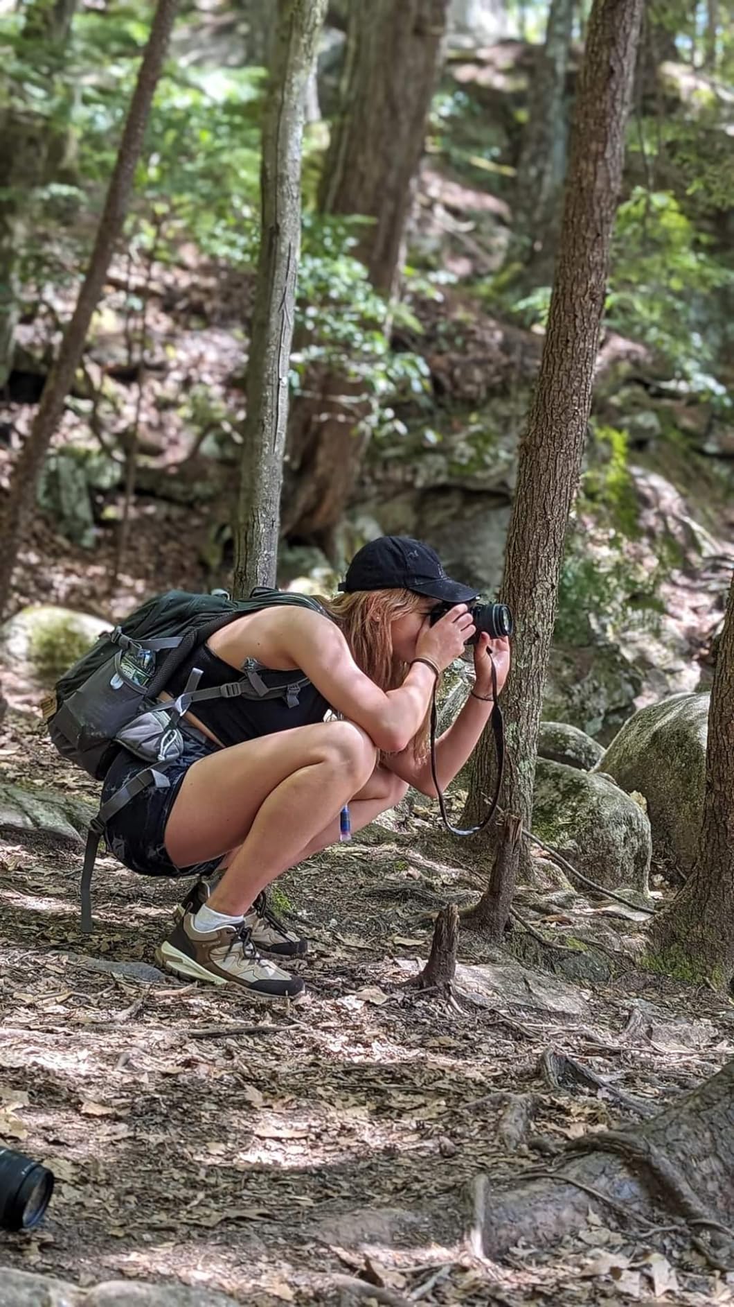 Bottom view of CC-Los hiking shoe showing multi-directional tread pattern and anti-slip rubber outsole