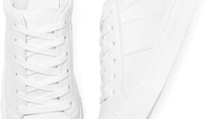 Adokoo Women's Fashion Sneakers Pu Leather Casual Shoes