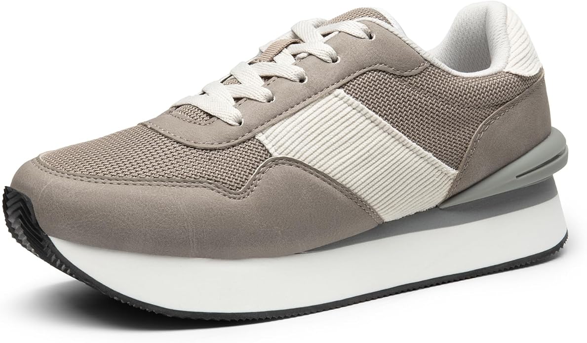 Dream Pairs Women Tennis Ray Walking Platform Sneakers