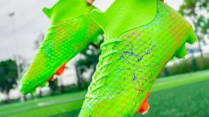 Migpogzai Men's Soccer Shoes High Top Soccer Cleats Outdoor