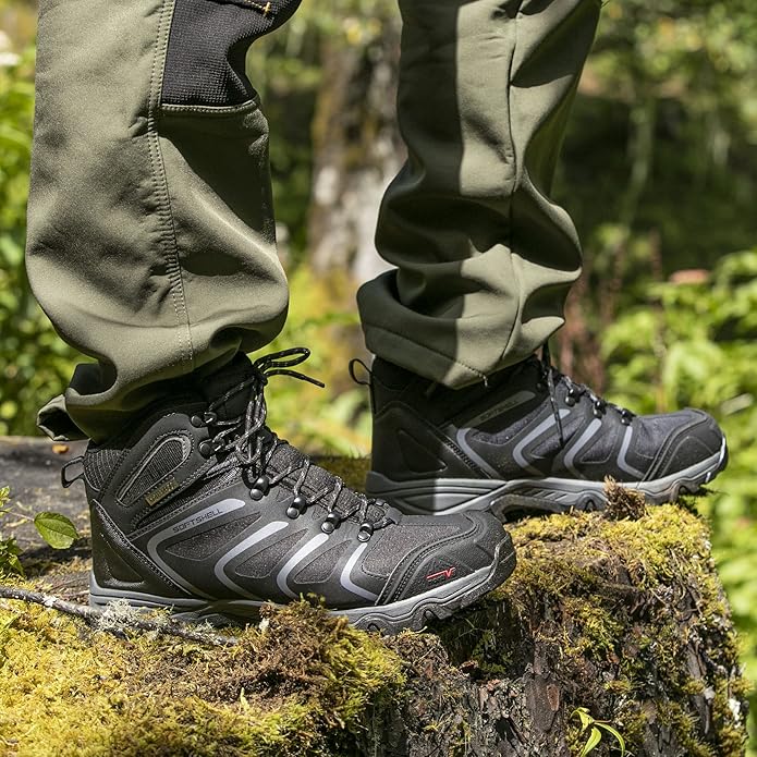 Nortiv 8 Men's Ankle High Waterproof Hiking Boots