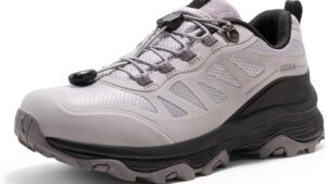 Nortiv 8 Women's Waterproof Hiking Shoes Quick Laces Outdoors