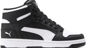 Puma Boys' Rebound Layup Mid Sneakers