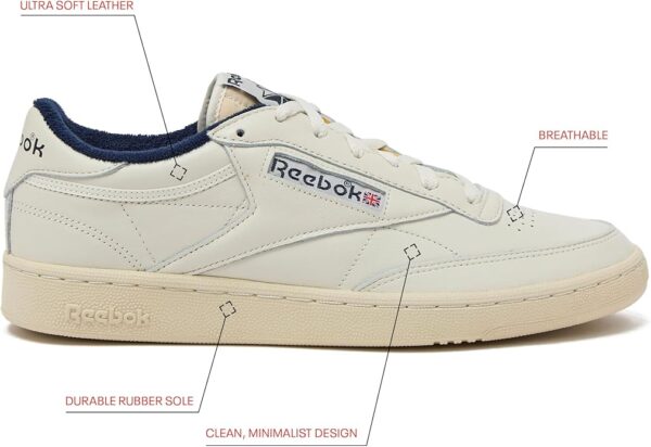 Footgear Reebok Reebok Mens Club C 85 Vintage Tennis Sneakers for Men – Foot Gear Usa