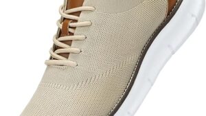 Svnke Men's Mesh Dress Casual Business Lace Up Oxford Sneakers
