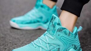 Welrung Unisex's High Top Lightweight Fly Weaving Running Jogging Sneakers