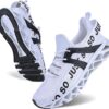 Wonesion Mens Breathable Walking Tennis Running Shoes