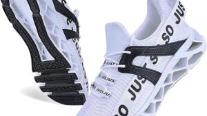 Wonesion Mens Breathable Walking Tennis Running Shoes