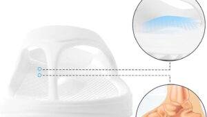 Shevalues Women's Arch Support Orthopedic Flip Flop Sandals