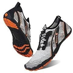 WateLves water shoes barefoot feel demonstration showing lightweight flexible construction and thin sole
