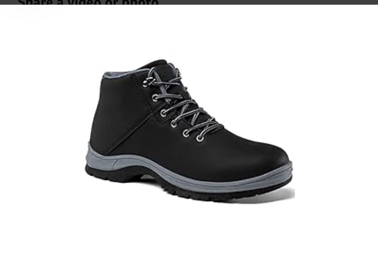 CARENURSE hiking boot rubber sole close-up showing traction pattern and sole construction