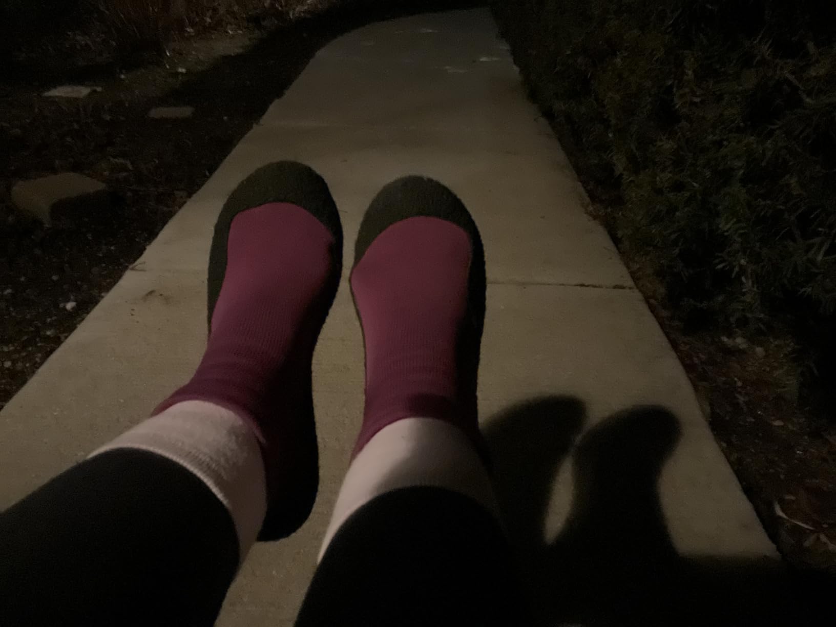 WHITIN minimalist barefoot sock shoes in black showing ankle-high sock design with textured rubber sole