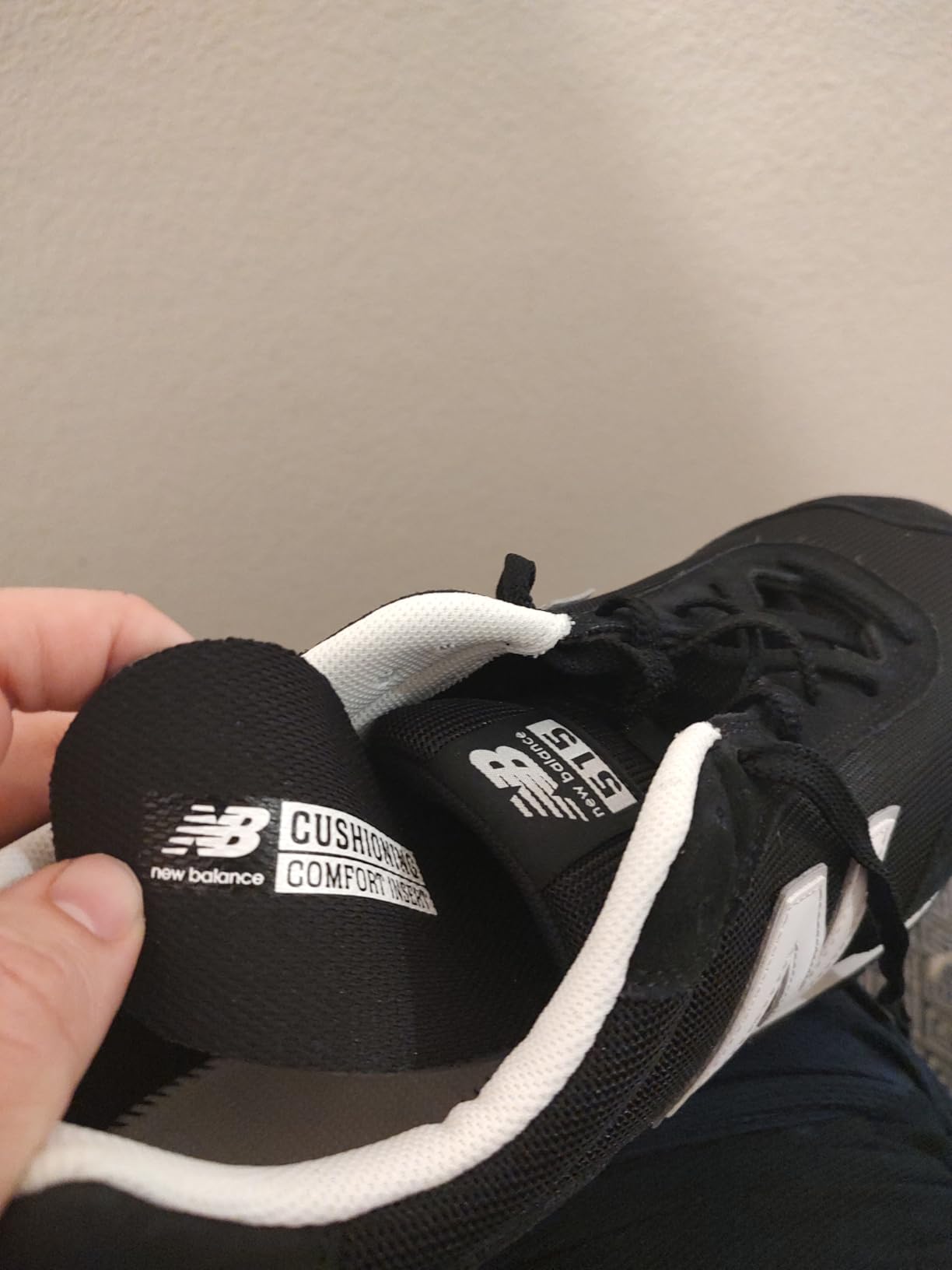 New Balance 515 V3 lacing system and comfort technology features close-up