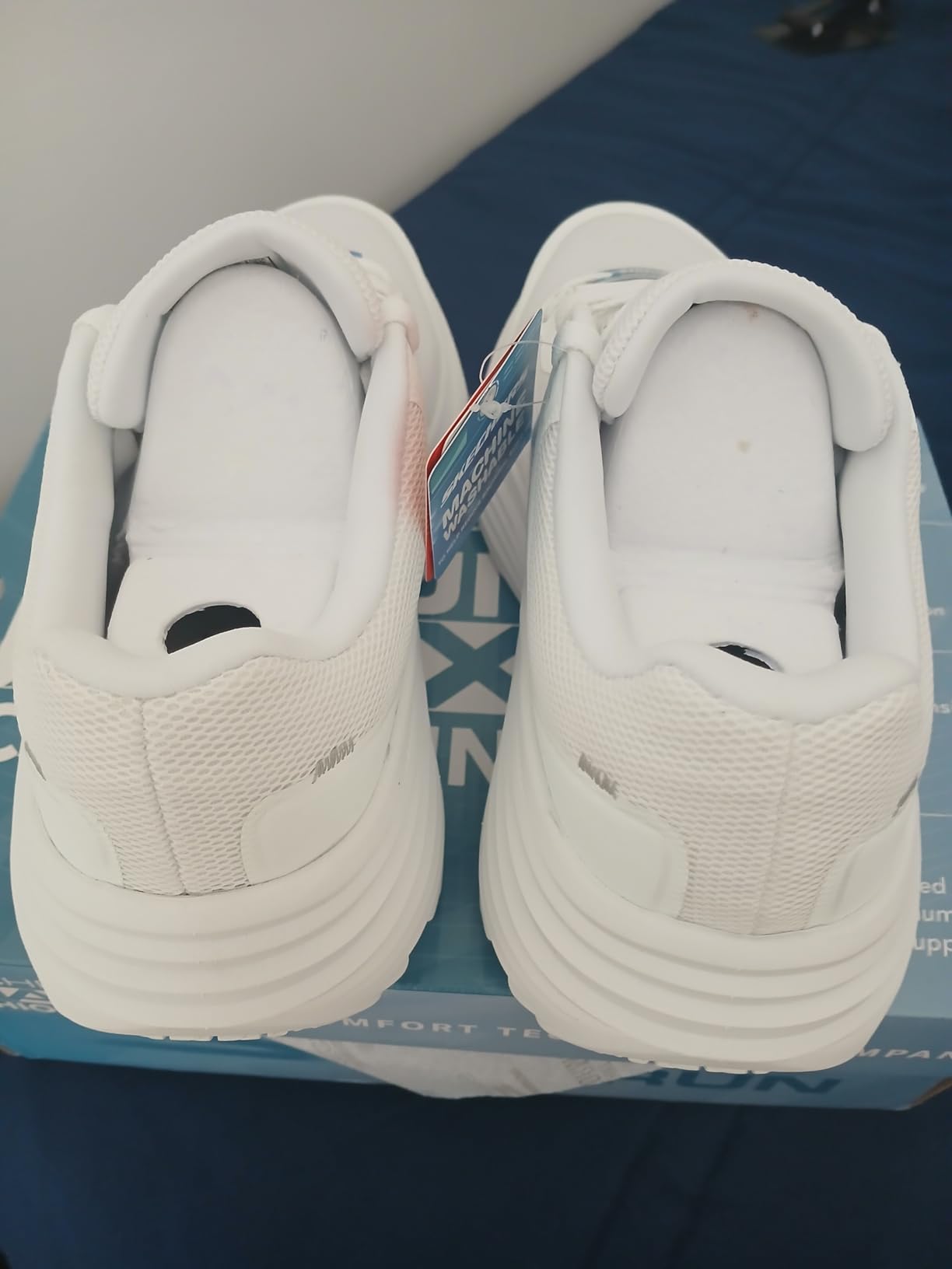 Skechers Men's Max Cushioning Endeavour showing engineered mesh upper and thick ULTRA LIGHT cushioned midsole