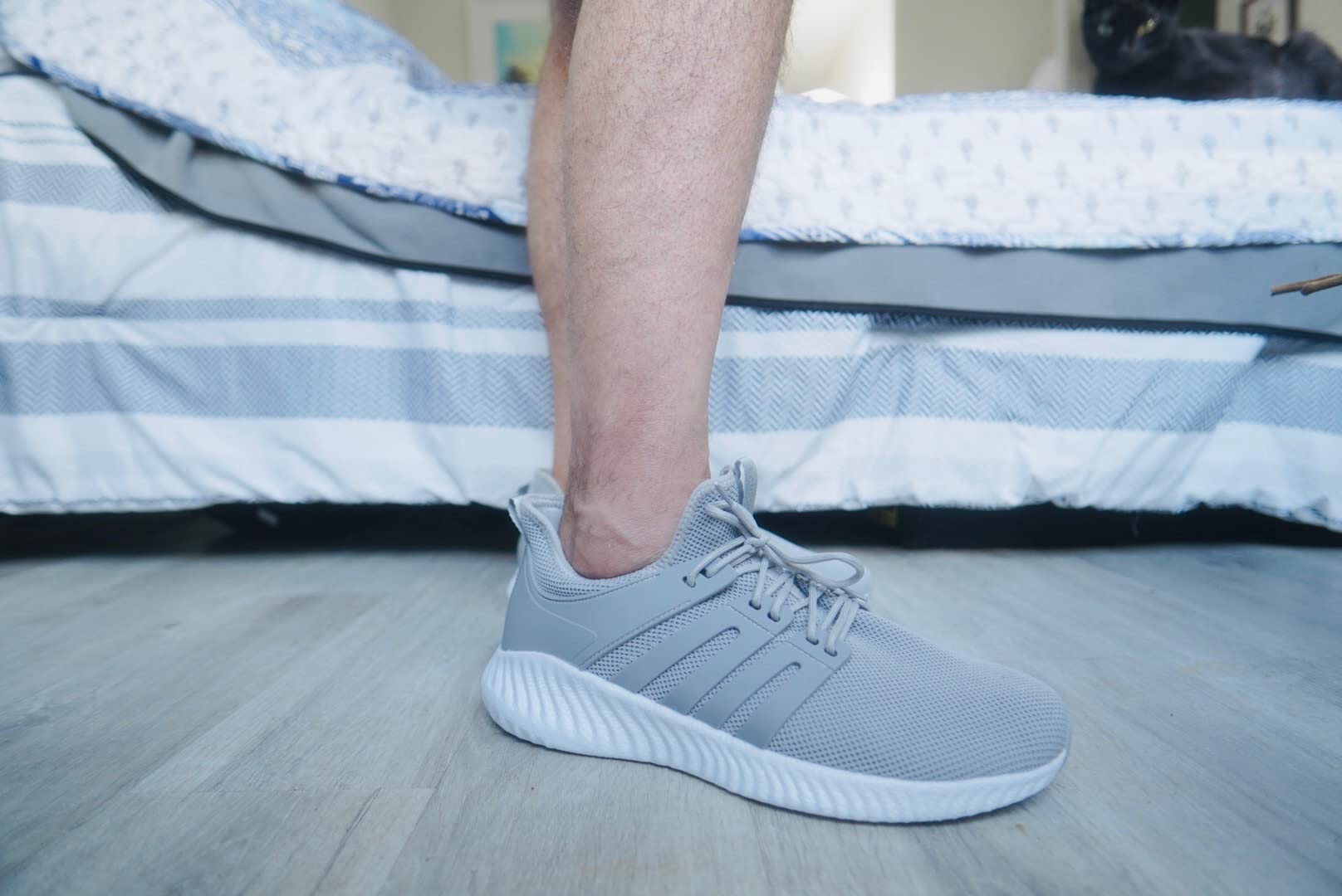 AKK sneakers outdoor testing on various surfaces including concrete and gravel terrain