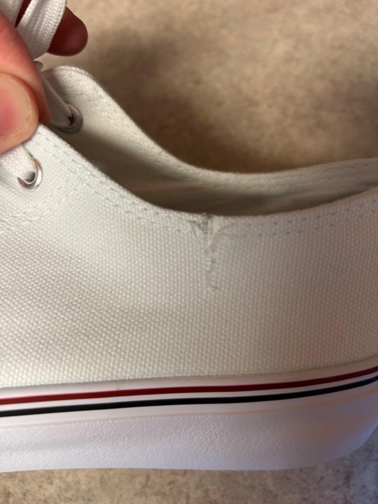 FRACORA Women's Canvas Sneakers — showing condition and wear pattern after daily use