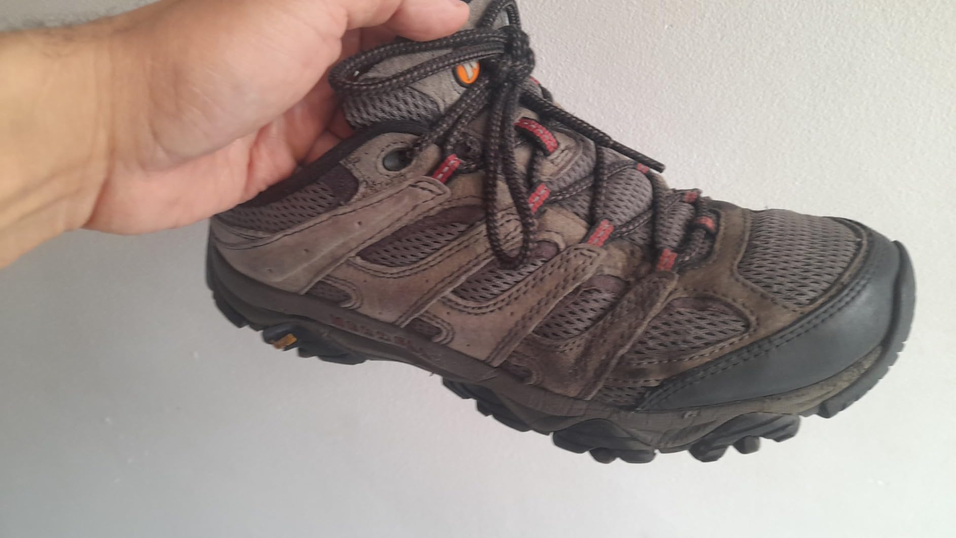 Merrell Moab 3 after months of testing showing durability and wear patterns