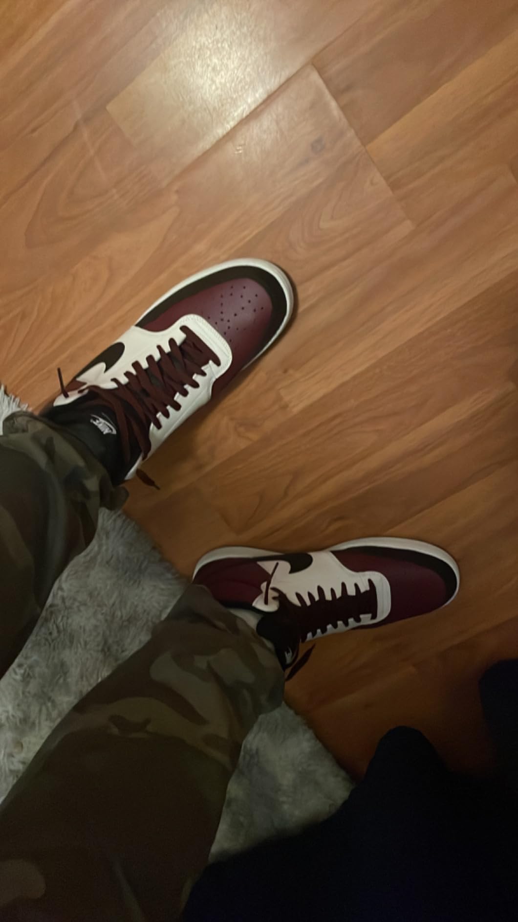 Nike Court Vision Mid showing overall condition and wear patterns after six weeks of extensive testing