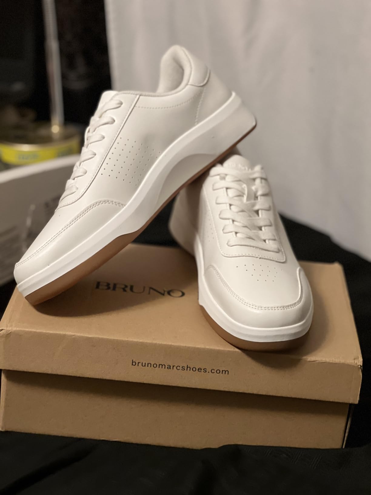 Bruno Marc sneakers in everyday real-world setting demonstrating practical daily wear versatility