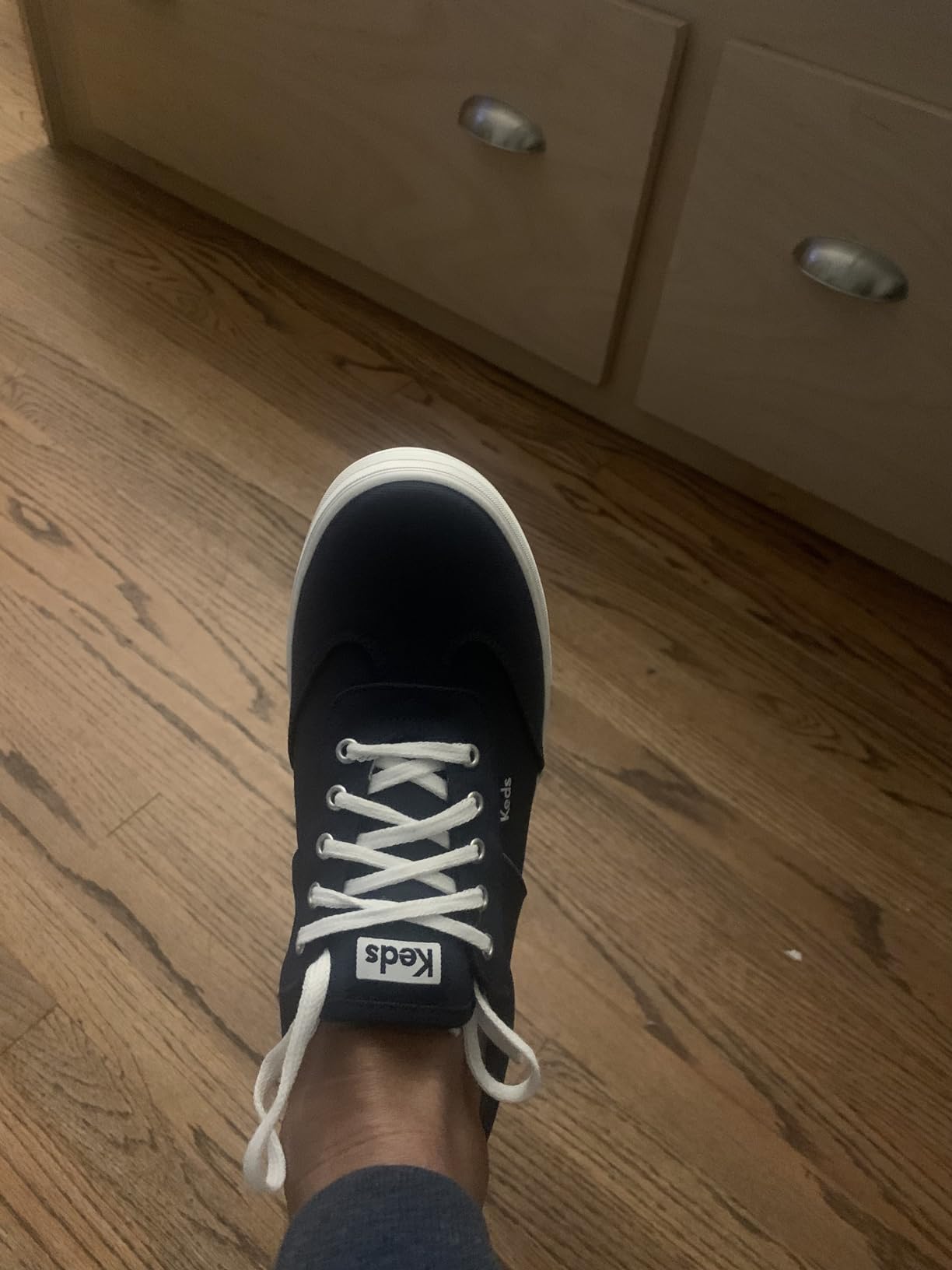 Keds Courty Core showing fit profile and narrow width design