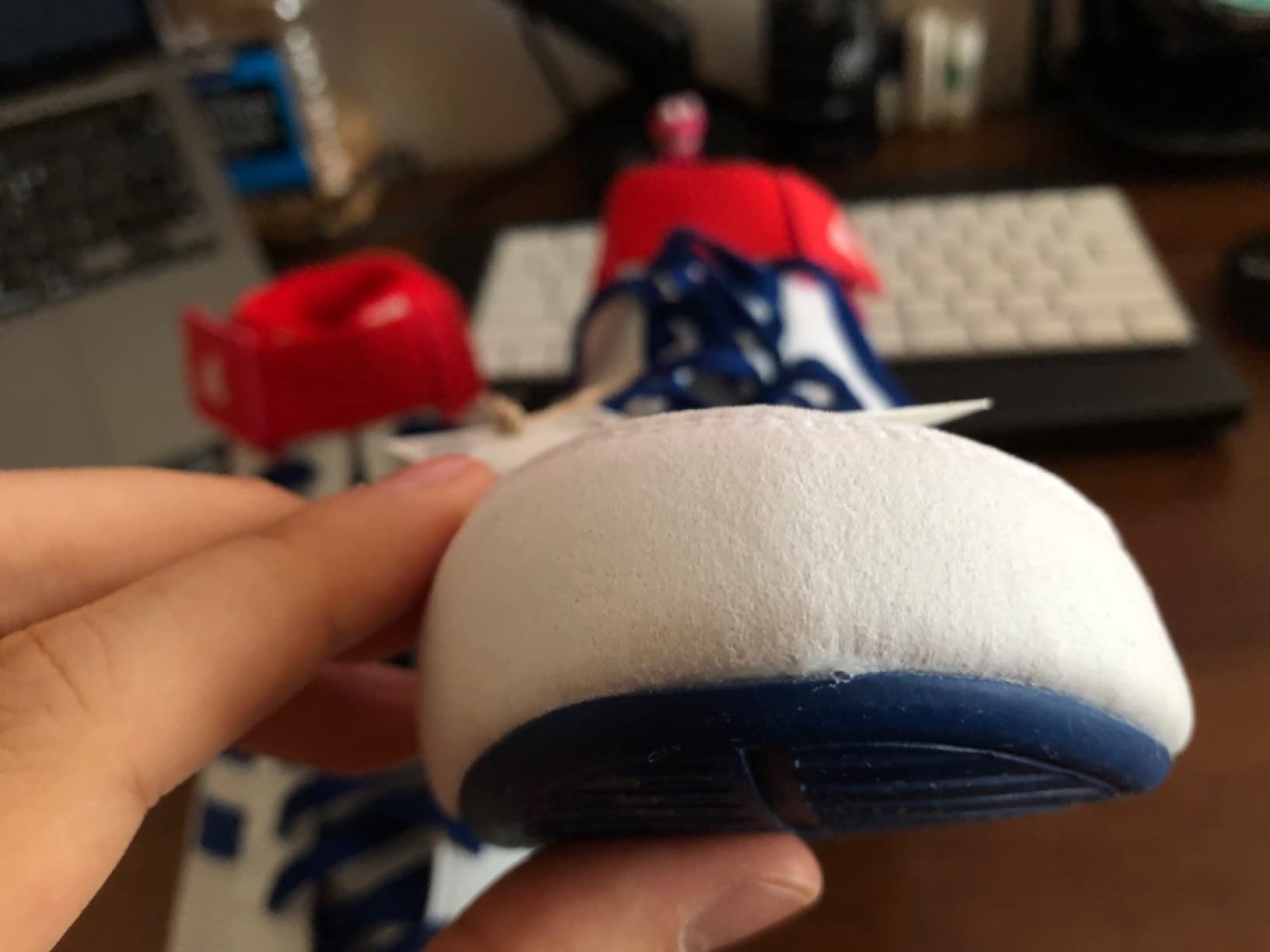Multiple Adidas Youth HVC Wrestling Shoes showing consistent wear patterns across test pairs