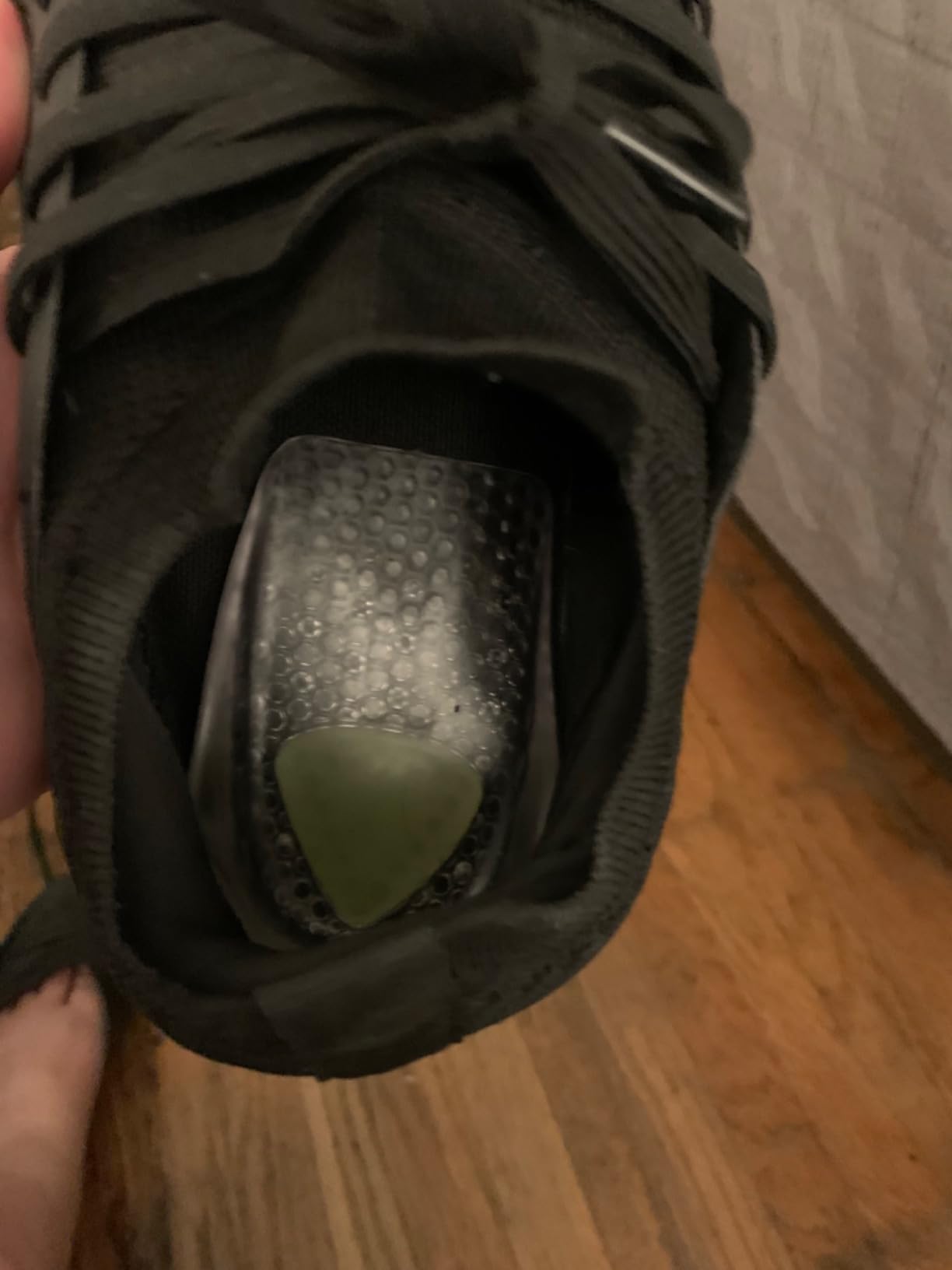 Relxfeet barefoot shoe showing the slip-on socklike construction and lacing system from above