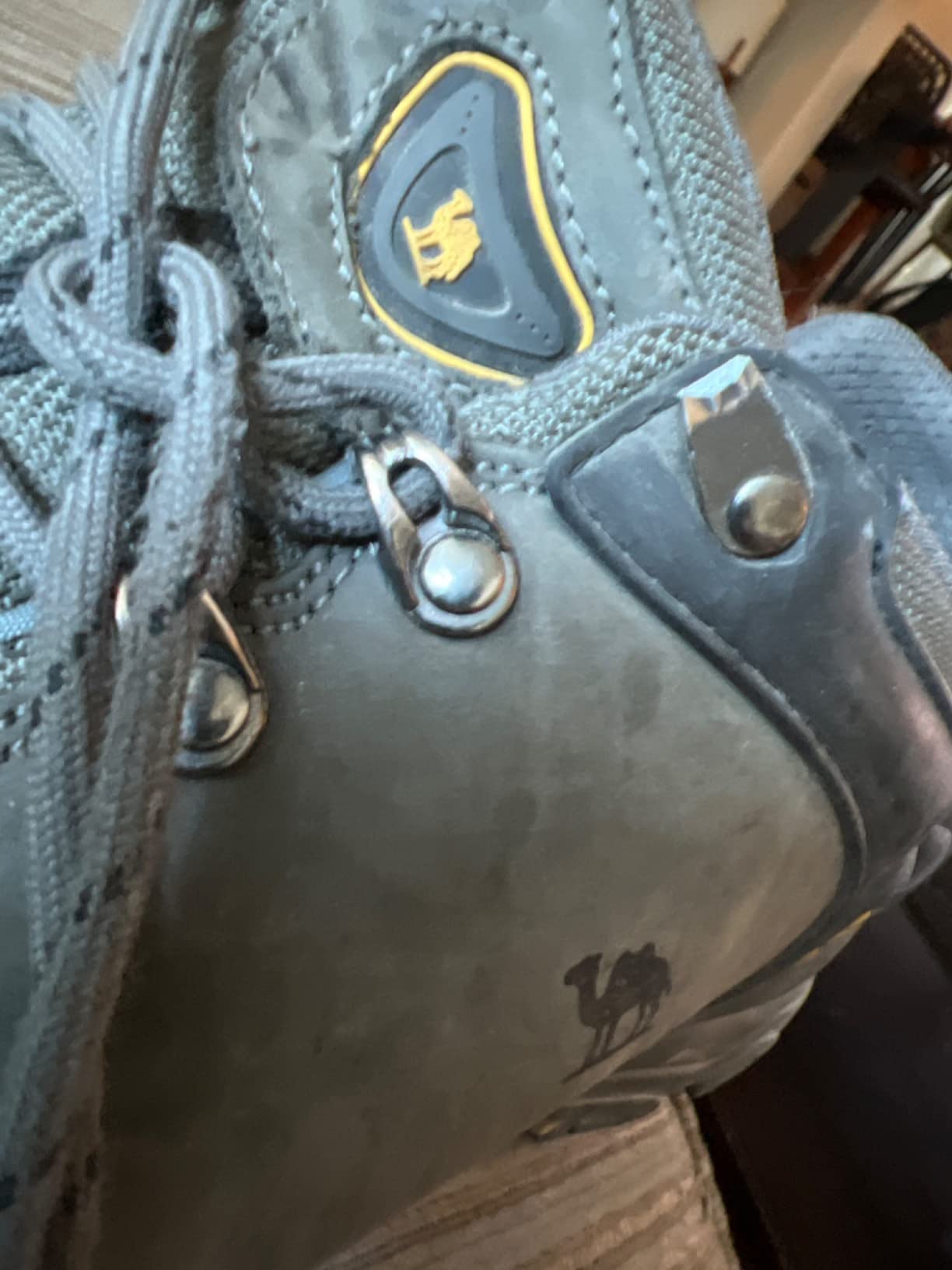 CAMEL CROWN hiking shoes on feet showing comfortable fit after break-in period and real-world testing