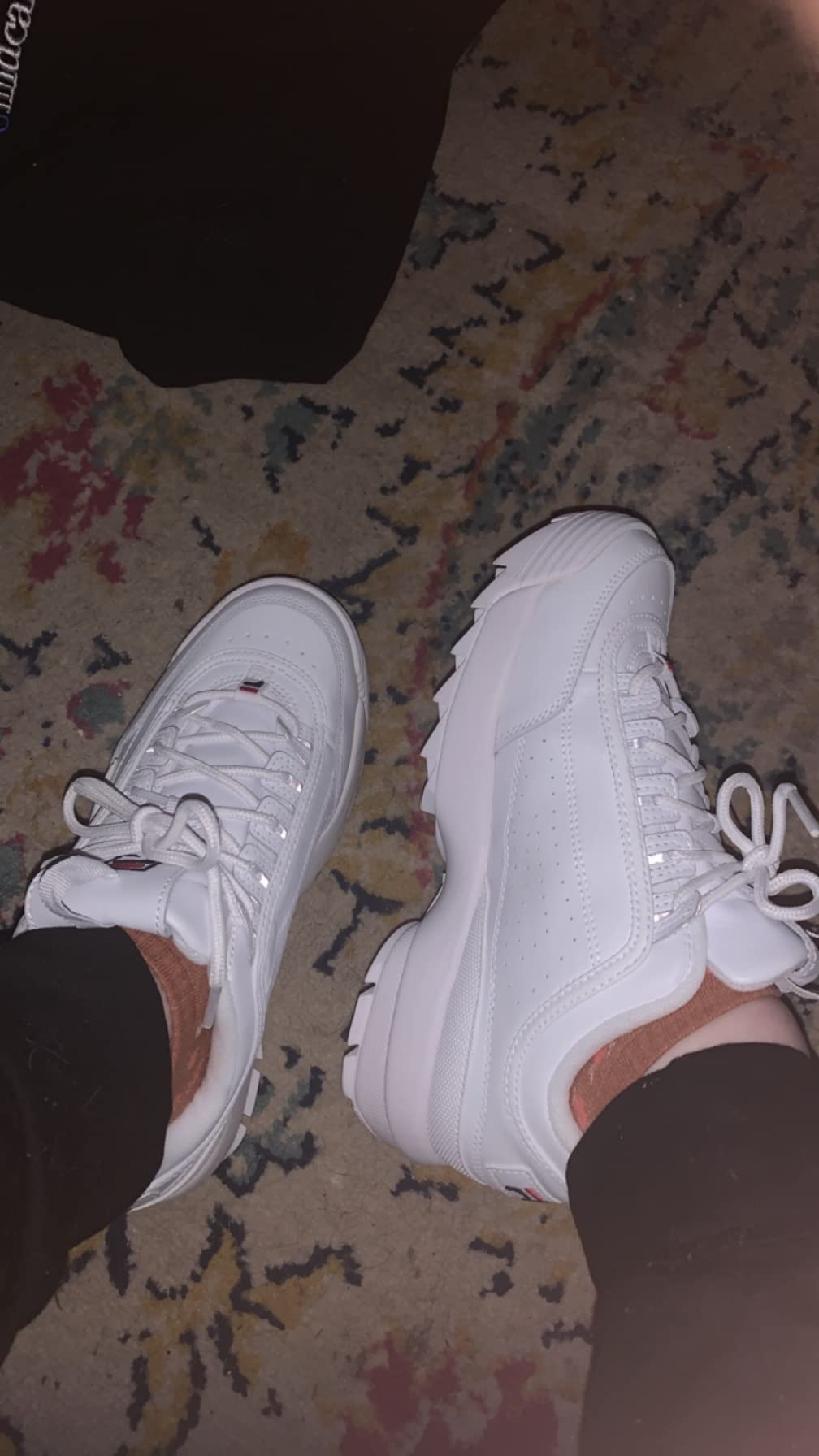 Fila Disruptor II on-foot lifestyle shot showing real proportions and fit