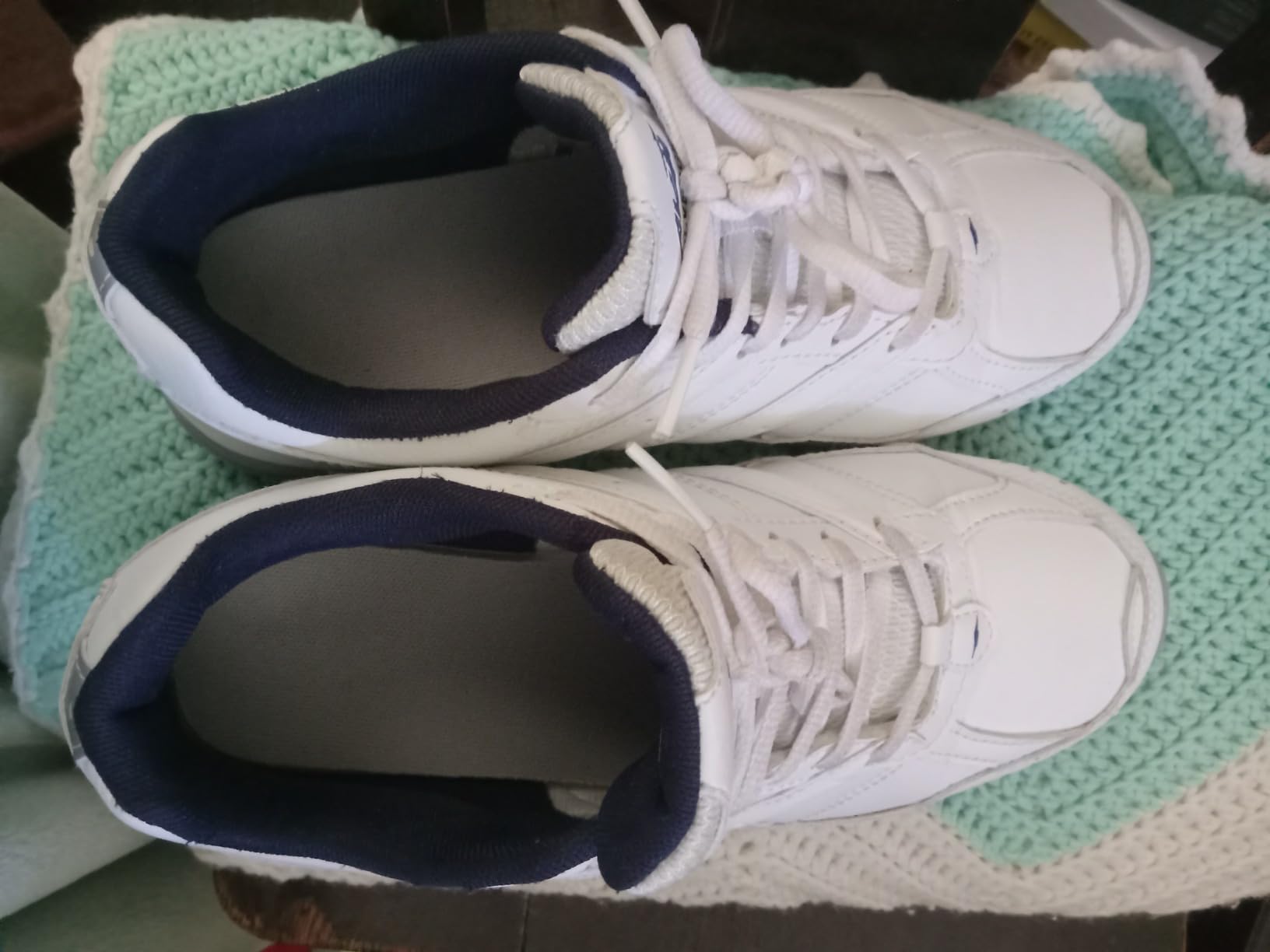 Avia Verge Women's Sneakers in white showing the classic low-top design and arch support construction