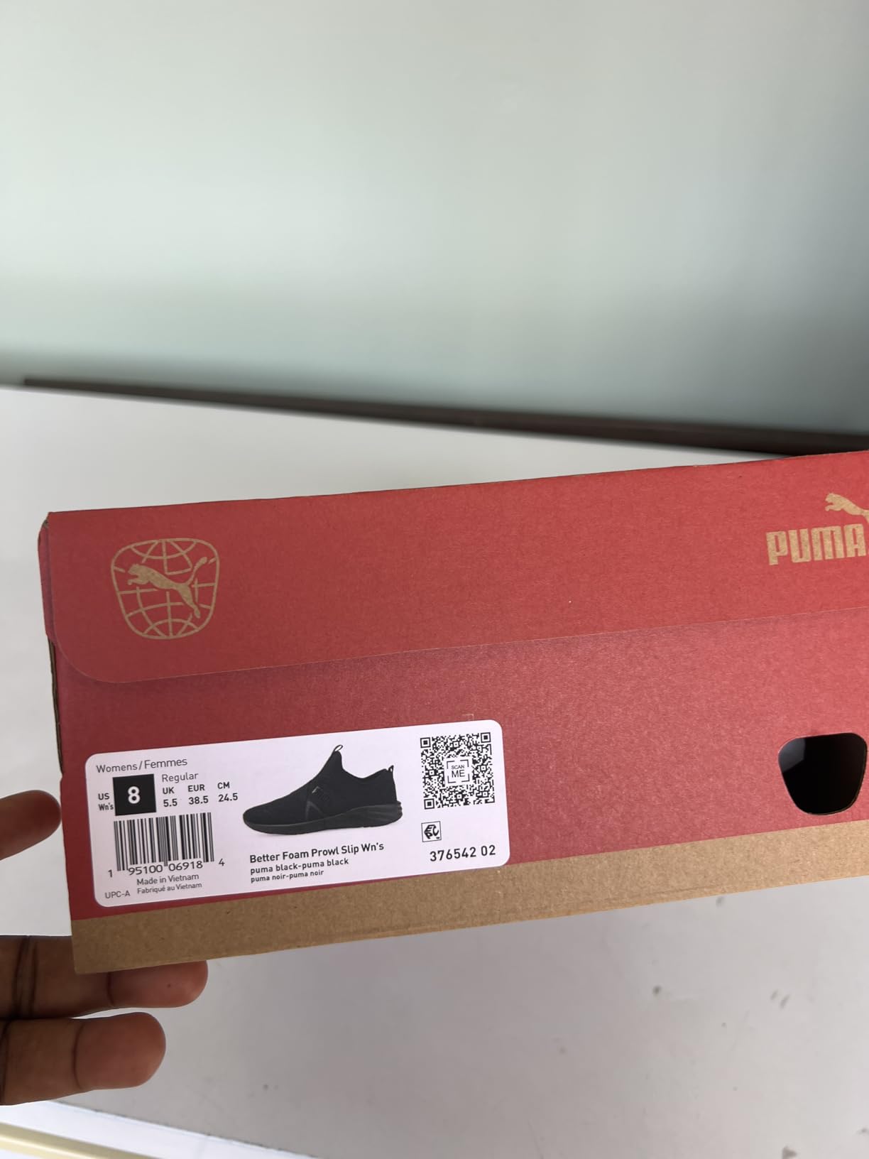 Puma Better Foam Prowl side profile and heel tab detail