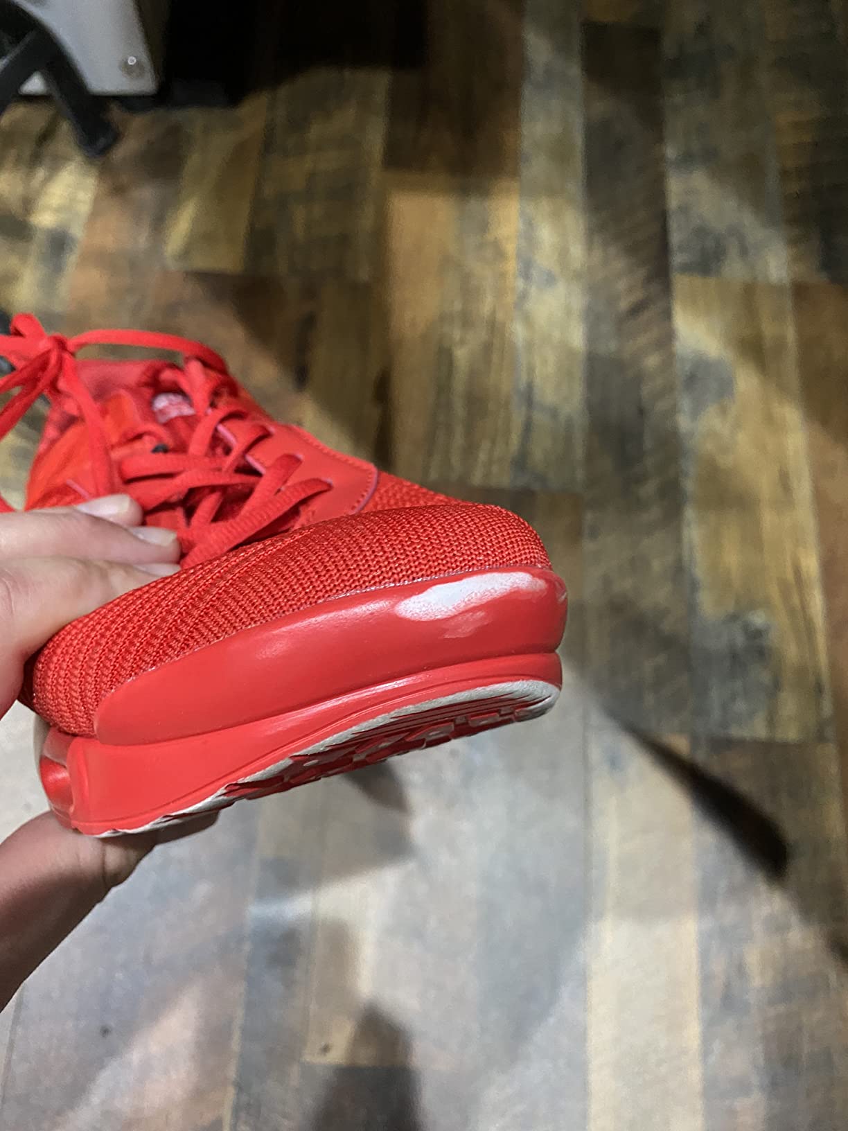 Socviis sneakers worn after gym testing showing performance under athletic conditions