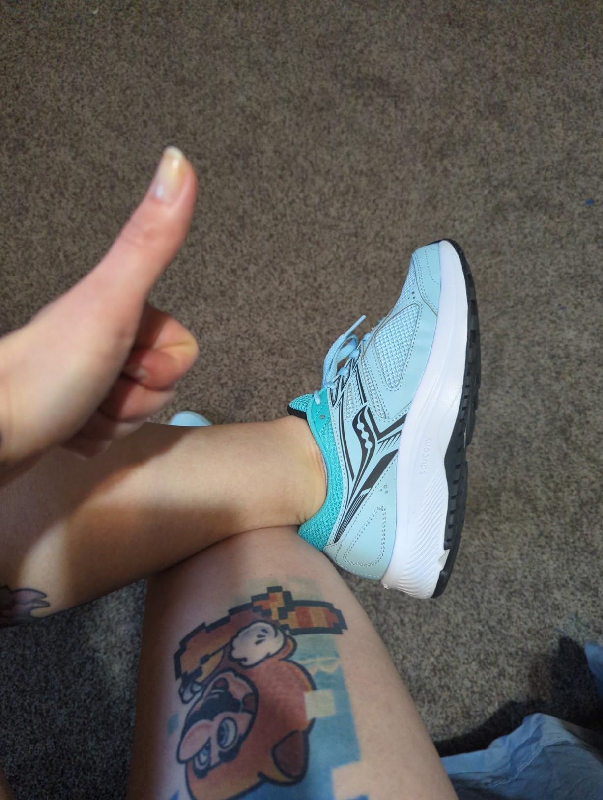 Saucony Women's Kinvara 12 running shoe showing lightweight design and PWRRUN cushioning technology