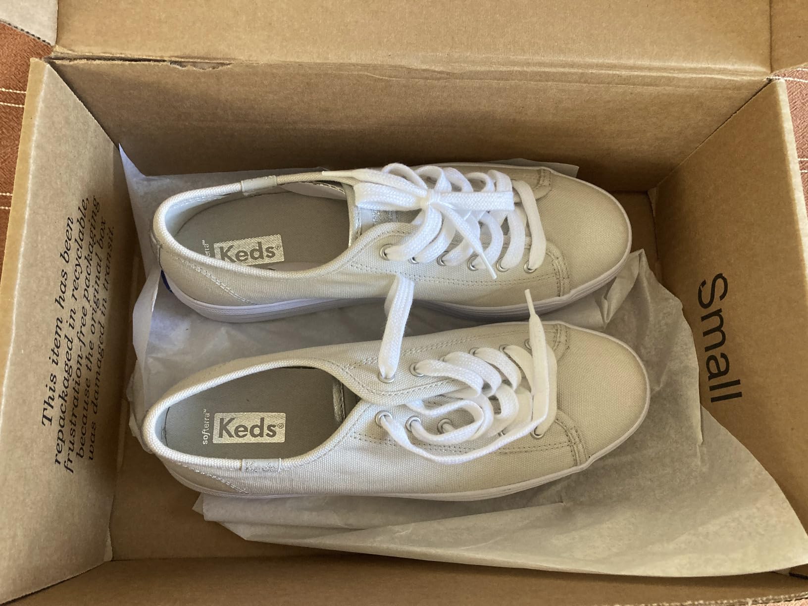 Keds Women's Triple Up white leather platform sneakers full product view showing classic design and 1.5 inch platform sole