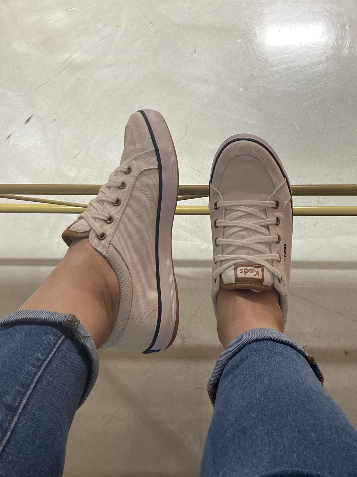 Keds Women's Center Lace Up Sneaker final product shot showing overall design and classic styling