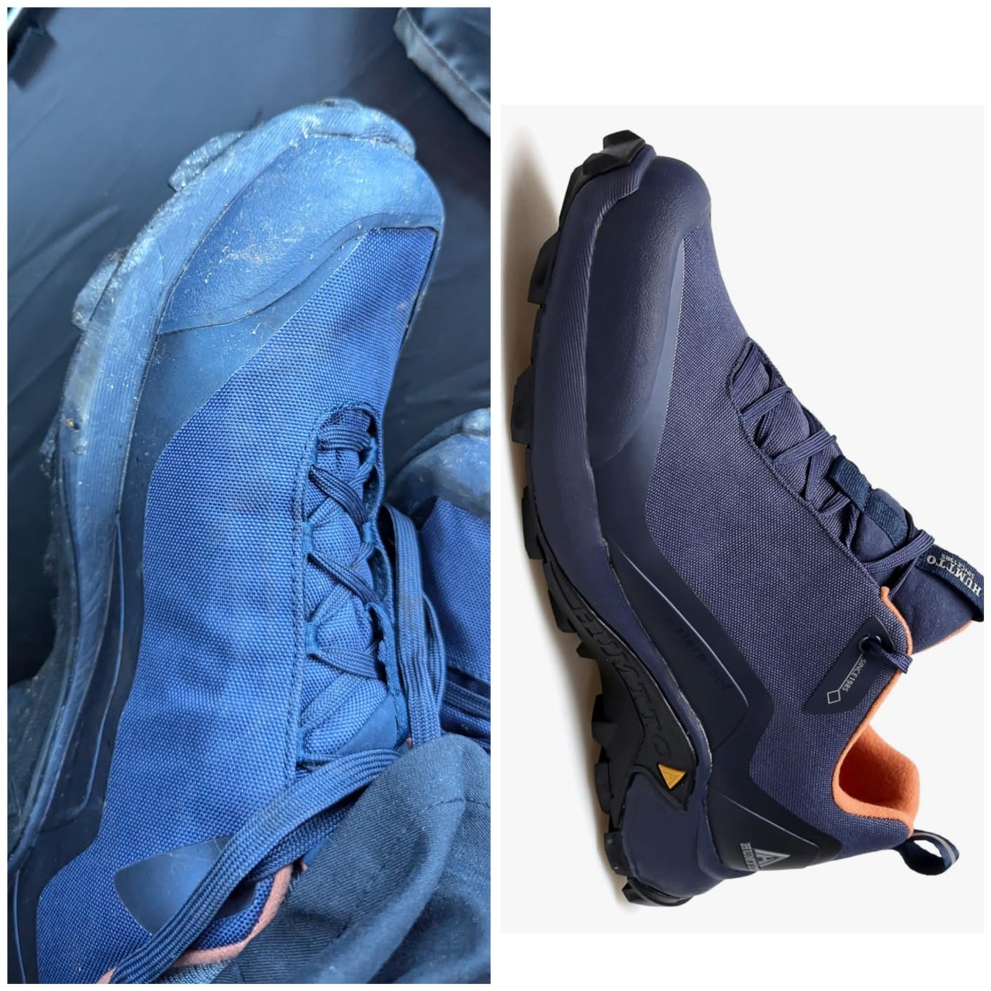 HUMTTO shoes navy blue colorway showing accurate color representation for buyer reference