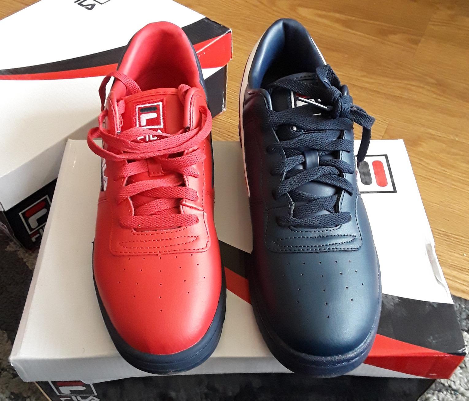 Fila Men's Original Fitness sneaker side profile showing leather upper and classic silhouette