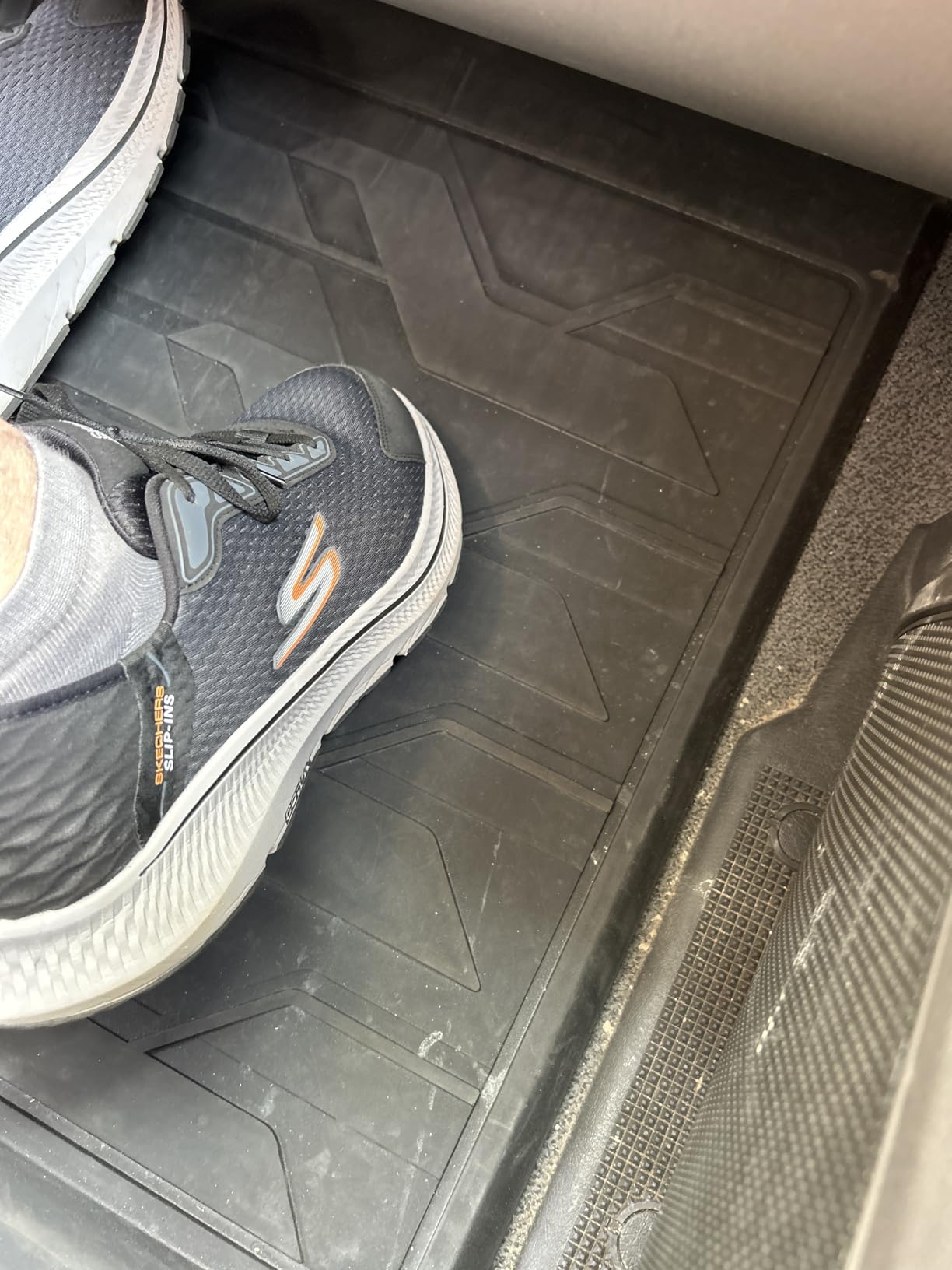 Skechers Men's Go Run Consistent 2.0 Empowered side profile showing mesh upper and slip-in design