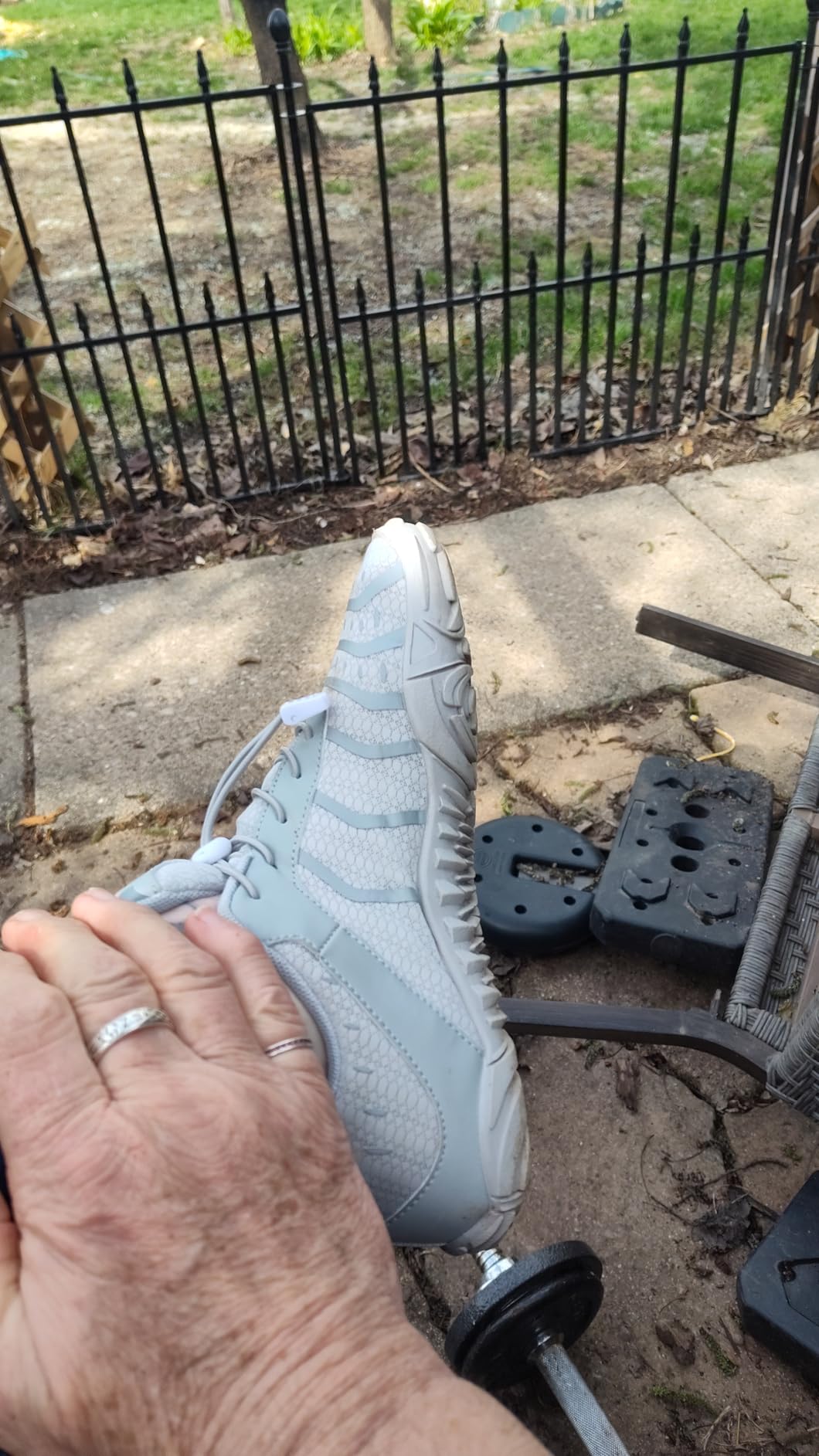 MIFAWA Barefoot Shoes beige colorway showing wide toe box and zero-drop minimalist design