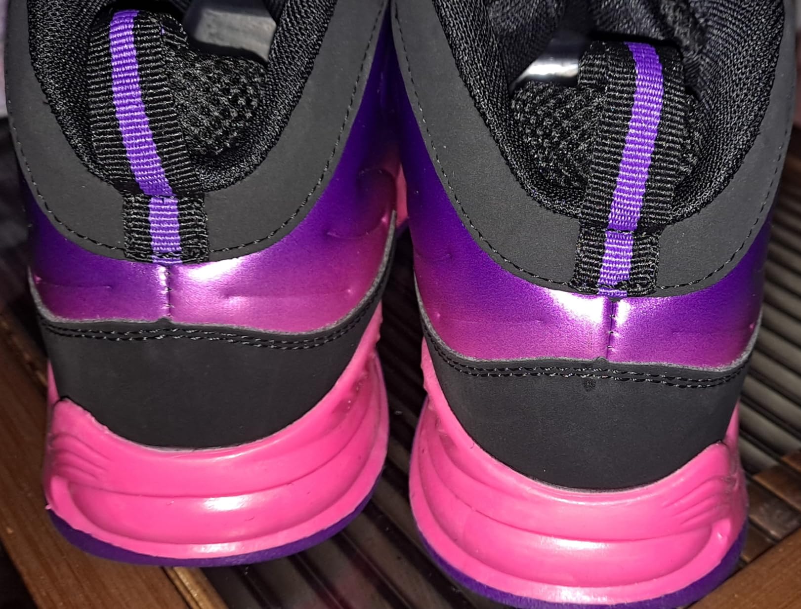 Kids wearing LackBlue high-top sneakers during outdoor activity showing comfort and versatility