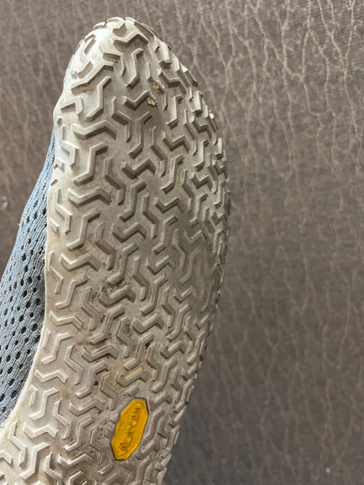 Merrell Vapor Glove 6 showing sole wear patterns after 8 weeks of regular use