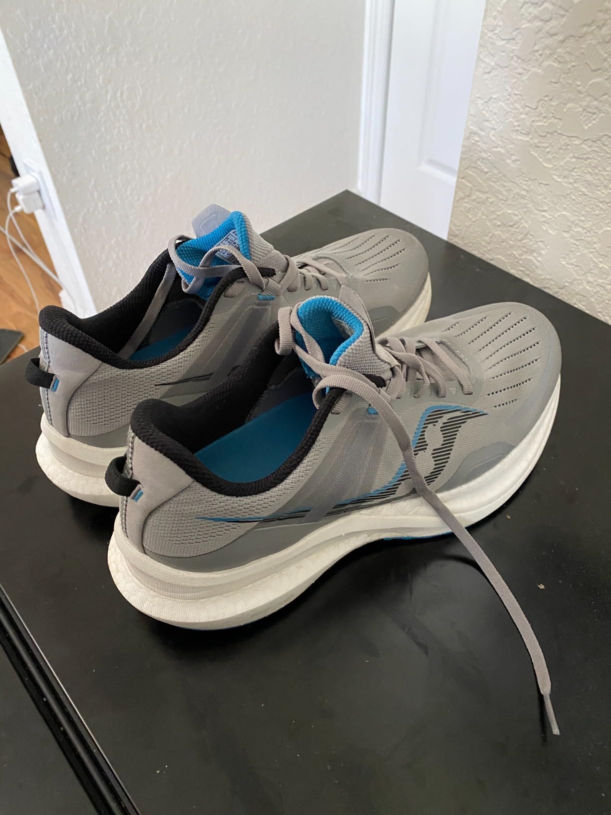 Saucony Tempus side profile showing midsole technology and overall design