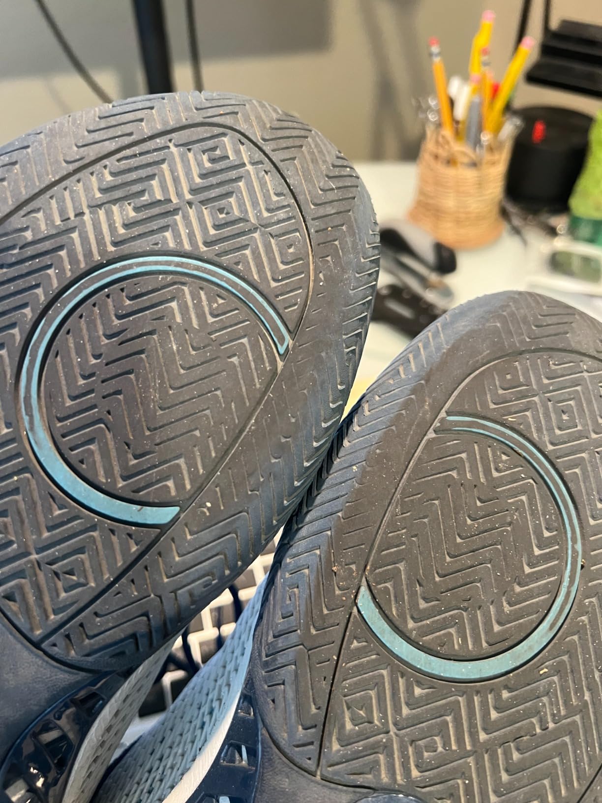 K-Swiss Express Light in action showing sole under movement stress during pickleball play