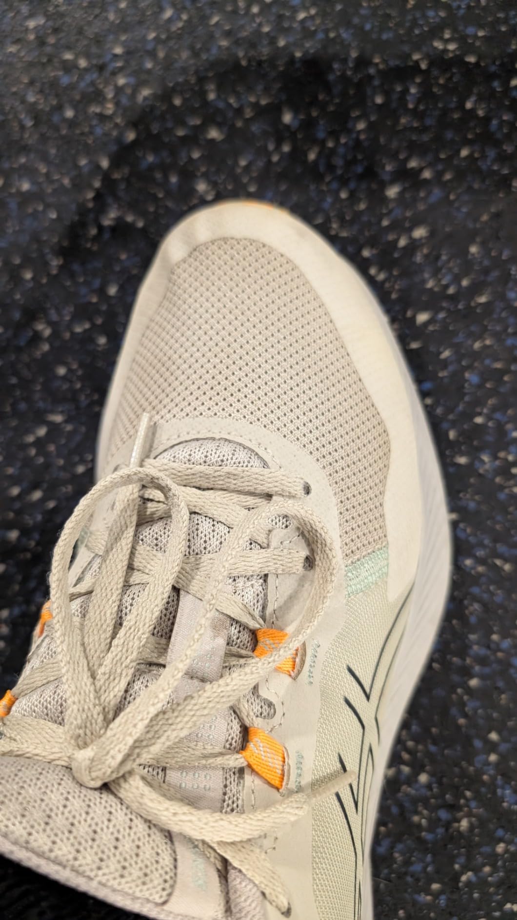ASICS Gel-Excite Trail 2 no-sew mesh upper and toe box detail close-up