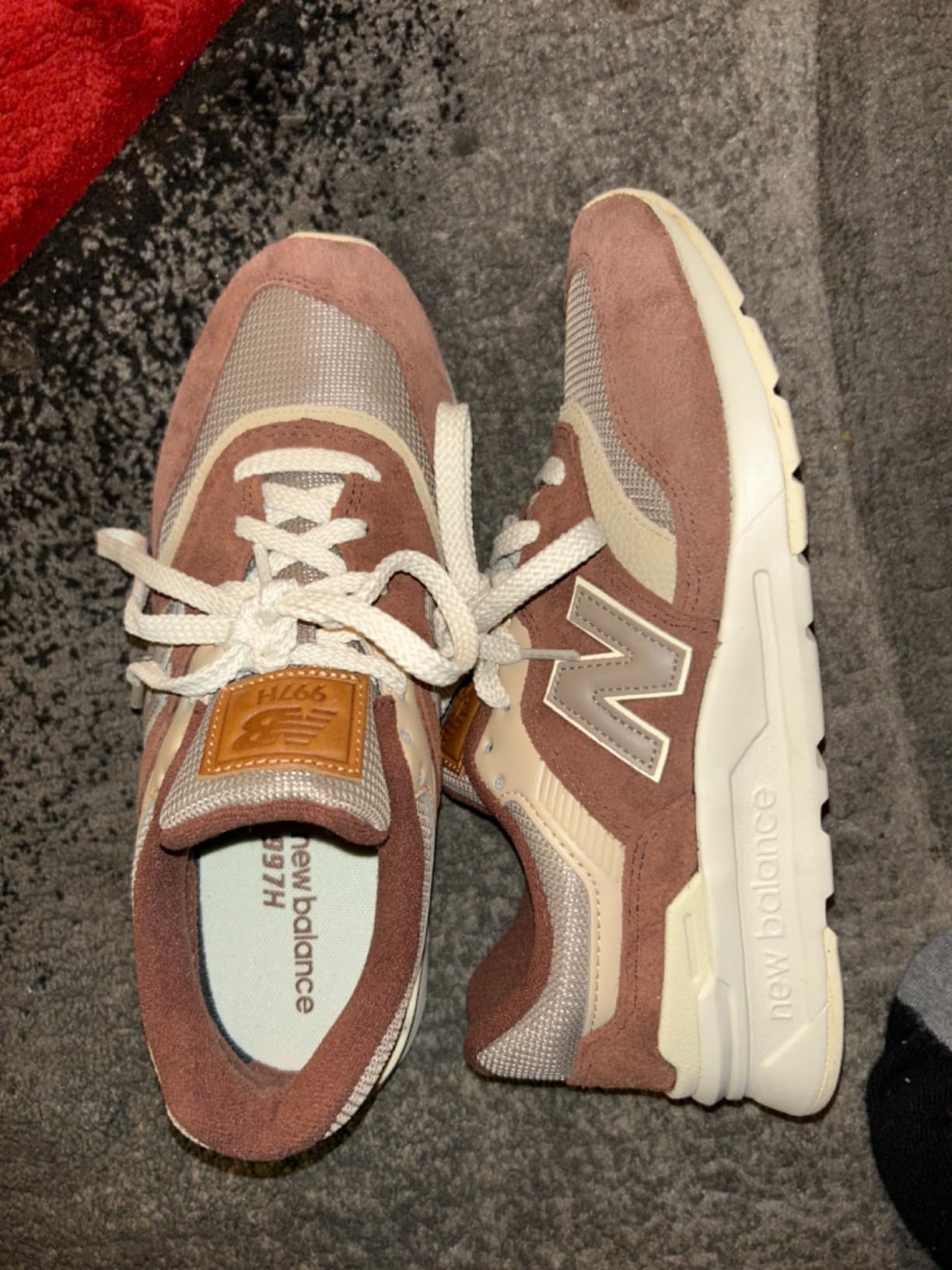 New Balance 997H during outdoor wear showing versatility across conditions