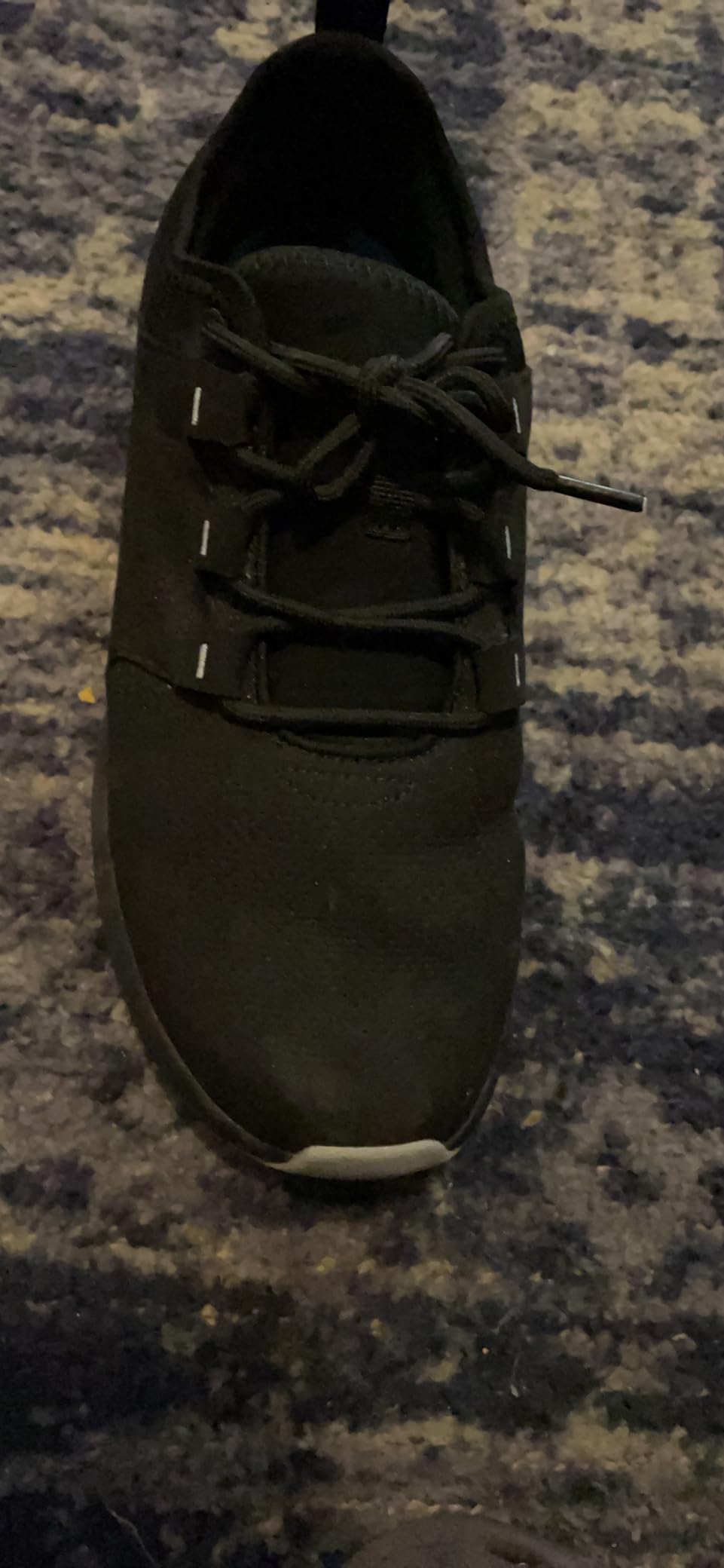 ULOGU hiking shoes after 8 weeks of testing showing overall wear condition