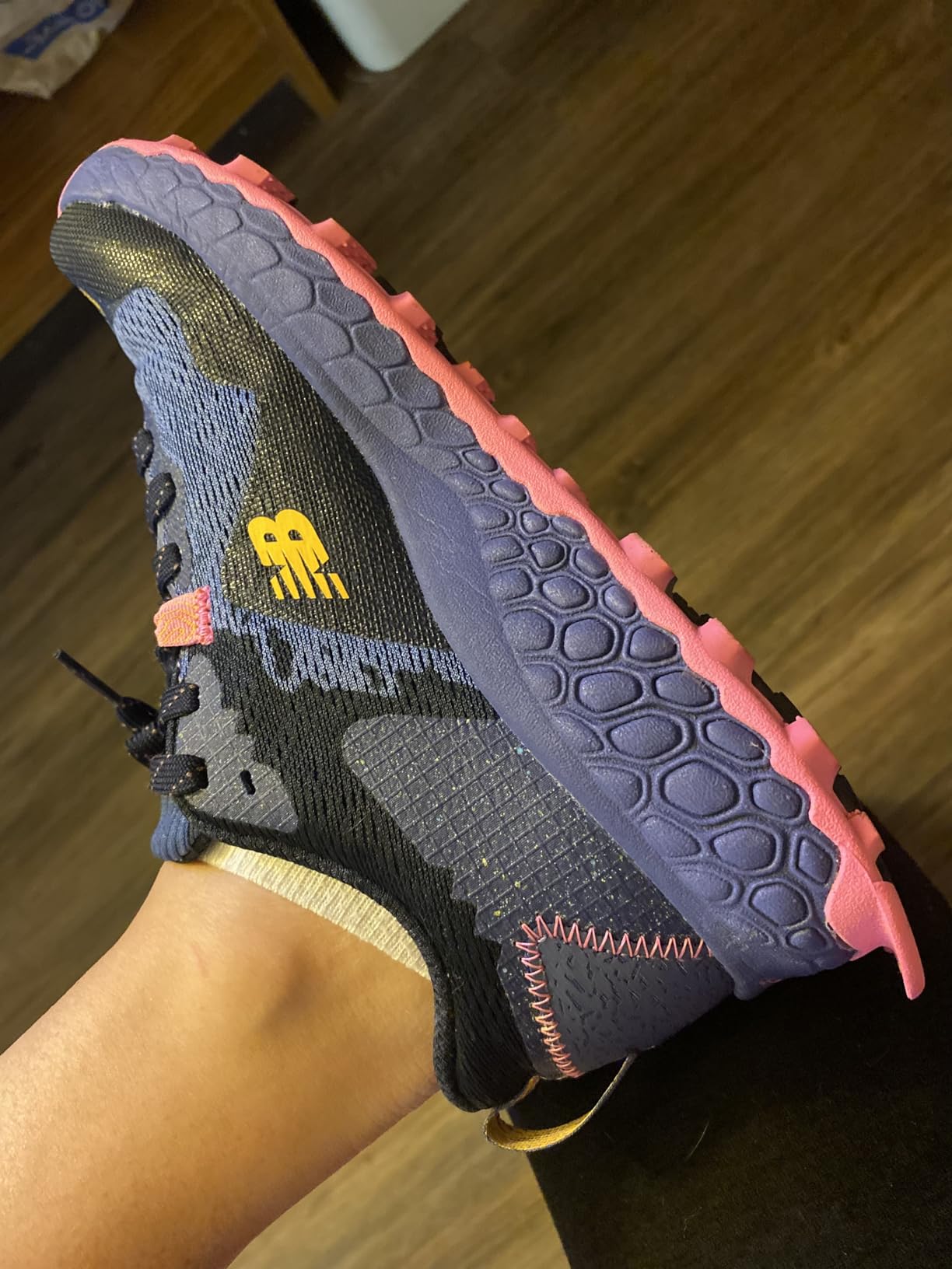New Balance Hierro V7 lifestyle shot showing versatility worn casually away from trail setting