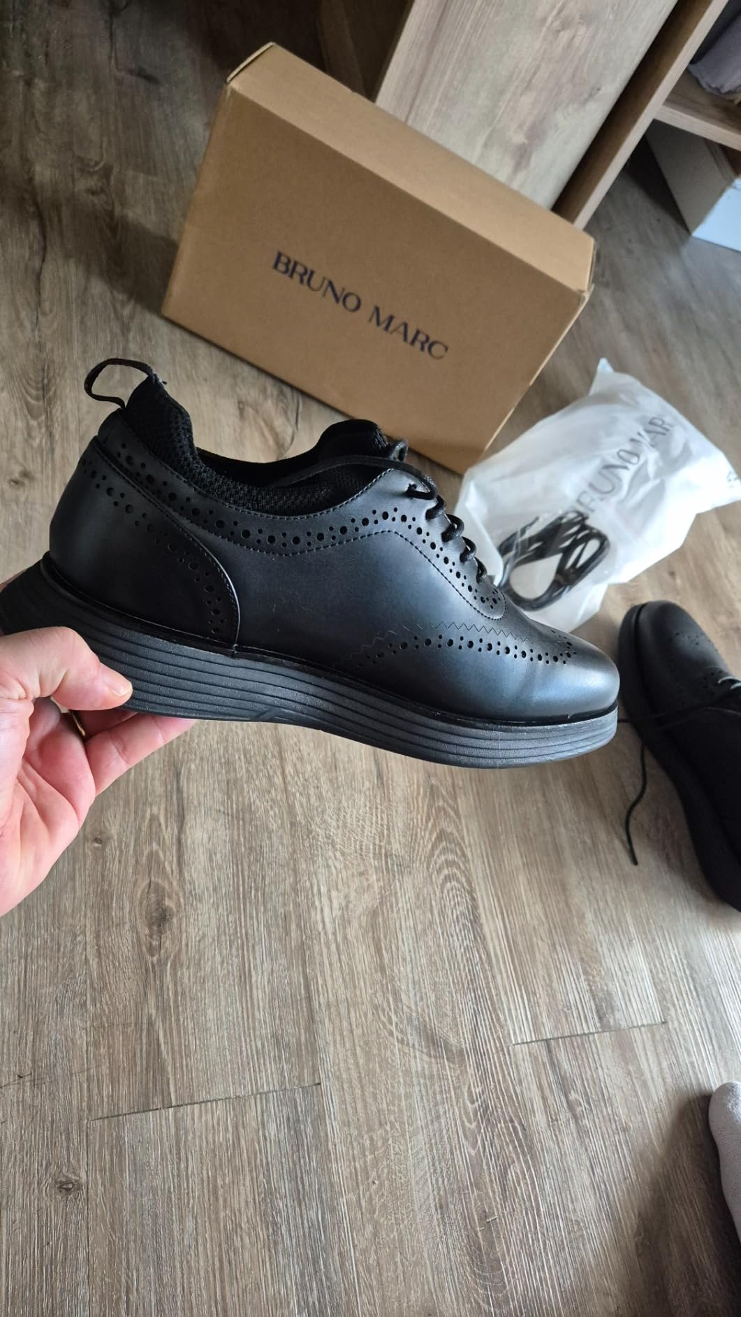 Interior view of the EVA insole and mesh covering showing the layered cushioning system