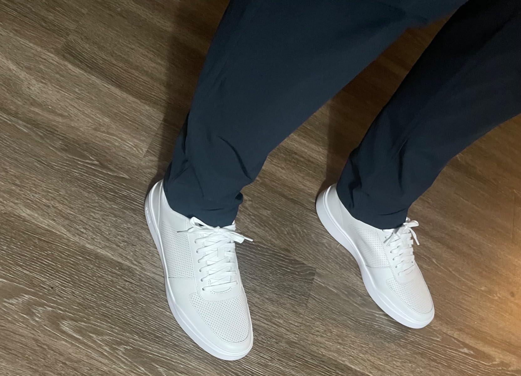 Cole Haan Grand Crosscourt Modern Perforated white colorway option showing alternative color variant