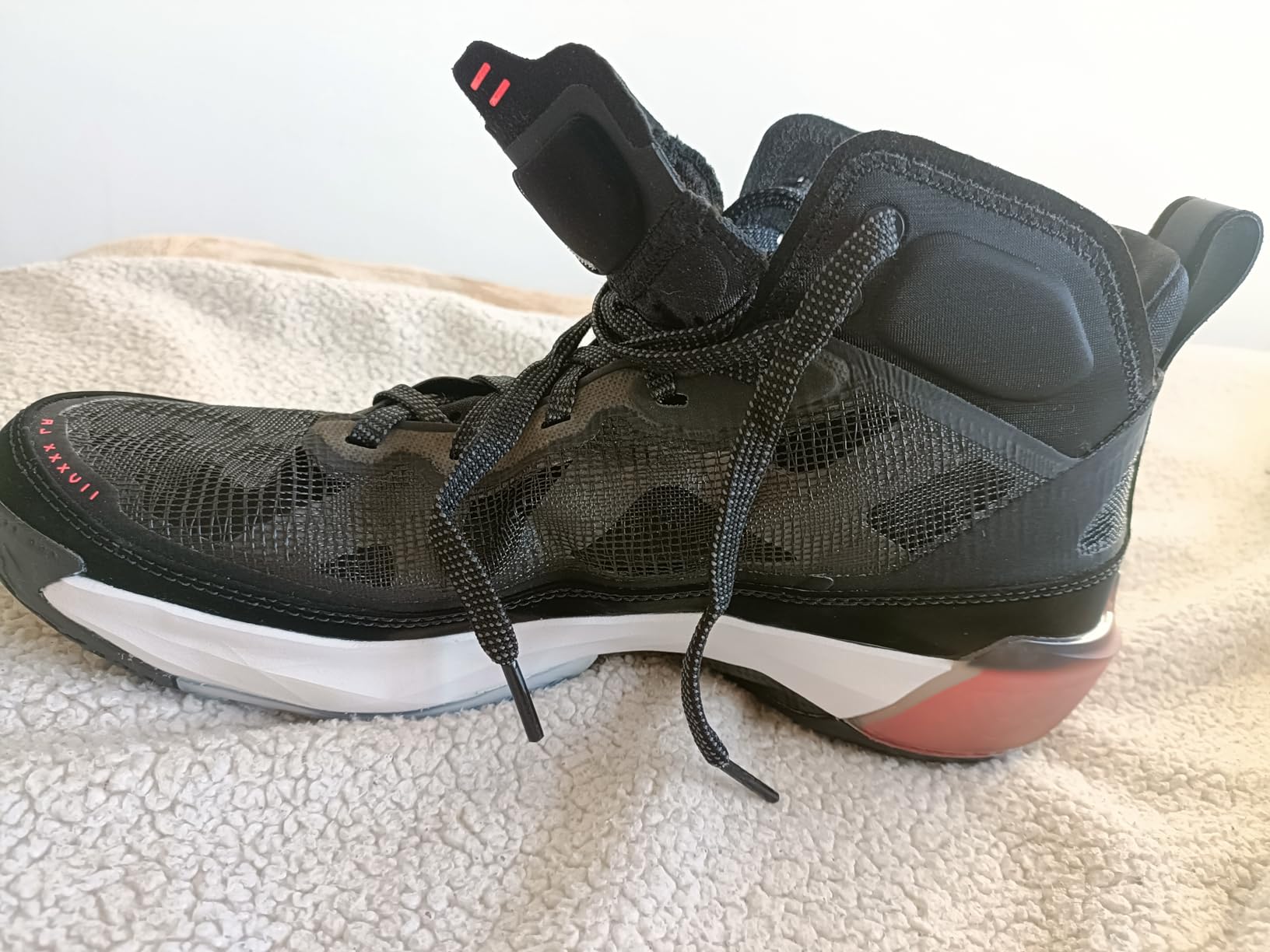 Nike Air Flight Lite Mid worn on foot lifestyle shot