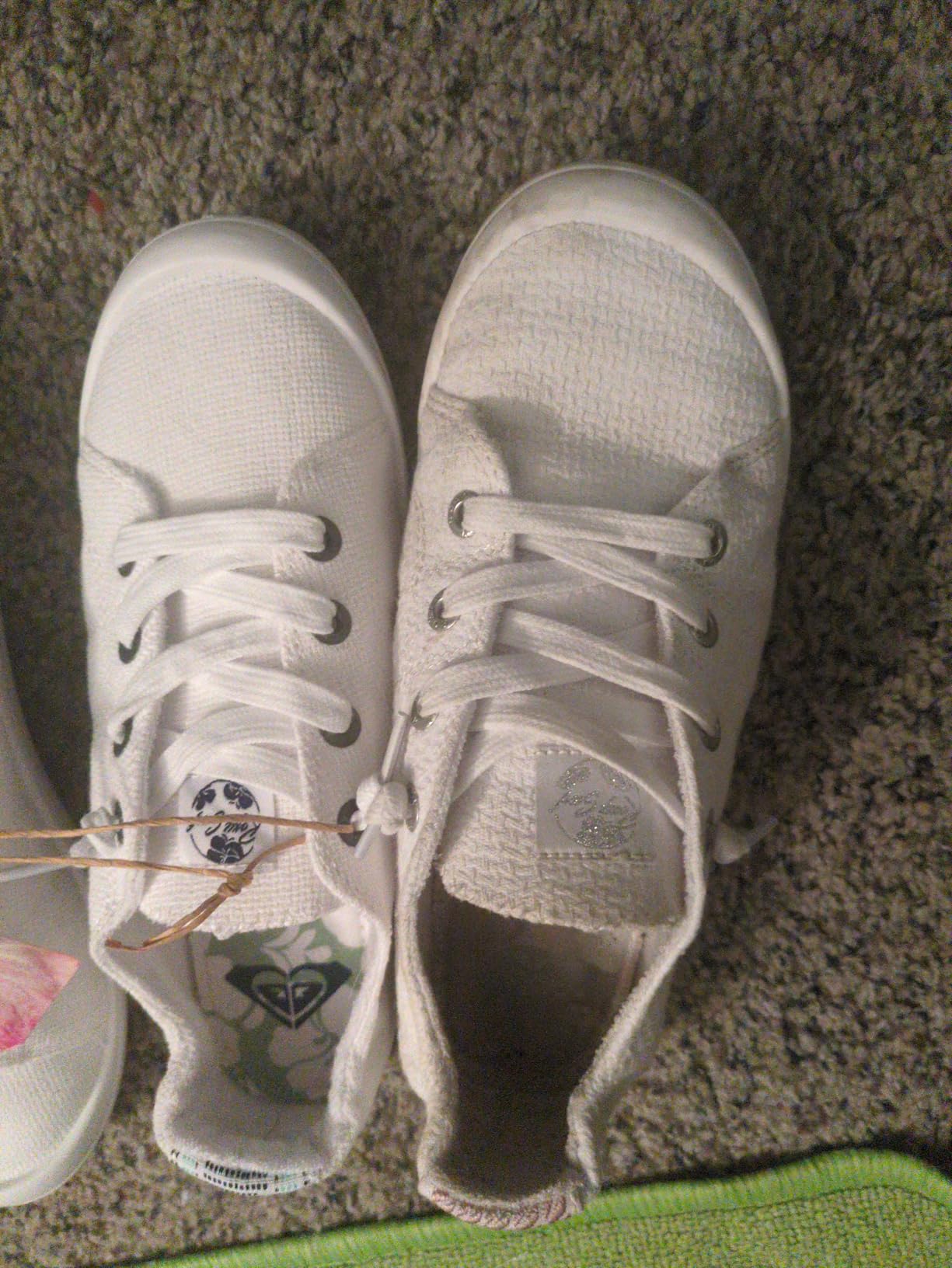 Final product photograph of Roxy Women's Rory slip-on sneakers showing overall appeal and design
